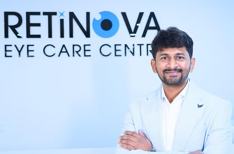 Dr. Palla Krishna Teja, Vitreoretinal Surgeon at Retinova Eye Care Centre